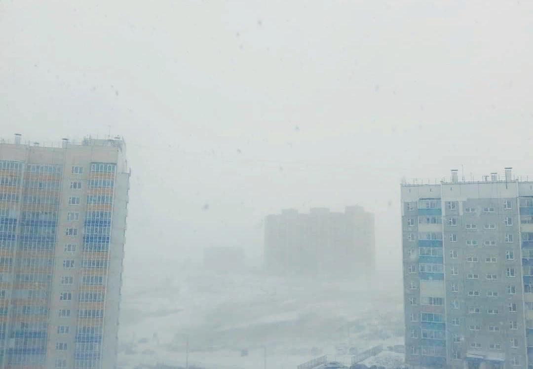 Метель в Красноярске должна утихнуть завтра. А когда новый шторм?