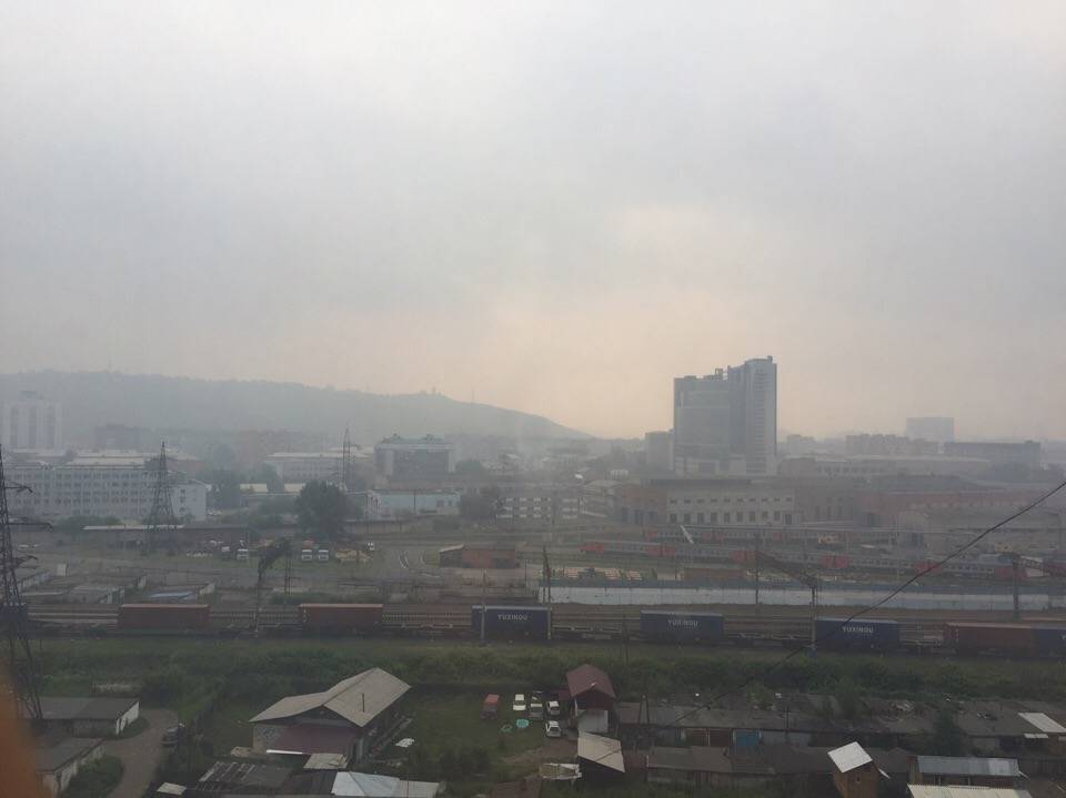 В Красноярске снова зашкалил уровень задымления: город стал самым «грязным» в мире