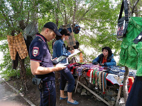 В Свердловском районе торговцев оштрафовали на 73 тысячи. Фото: admkrsk.ru