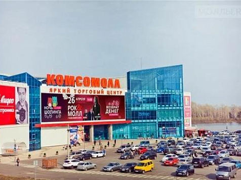 Мэрия Красноярска запретила строительство бассейна у ТРК «Комсомолл». Фото: «Яндекс. Карты»