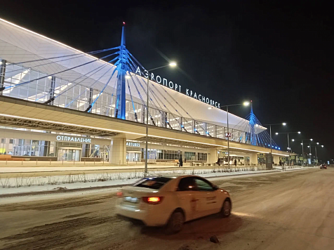 Аэропорт Красноярска ответил на критику рекламы «Доширака» от экс-губернатора Александра Усса. Фото:  Яндекс.Карты