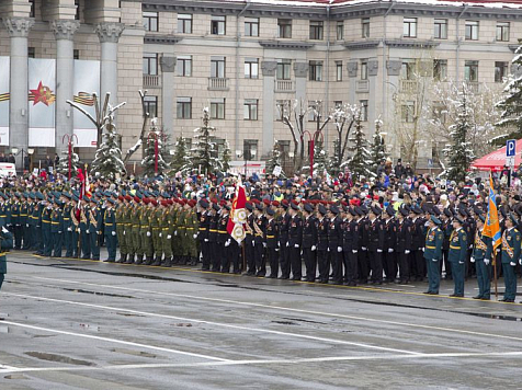 Подъезды к площади Революции дважды перекрывают из-за репетиции парада Победы. Фото: krskstate.ru