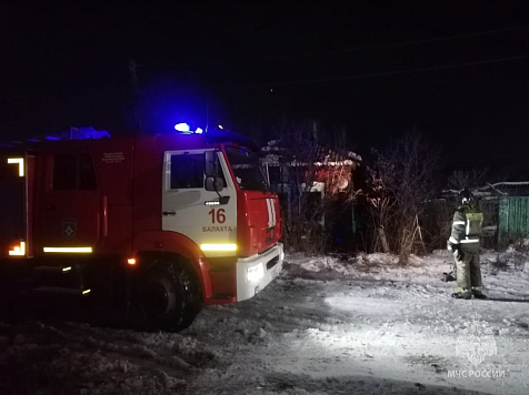 Два человека погибли в ночном пожаре в Балахтинском районе. Фото: ГУ МЧС России по Красноярскому краю
