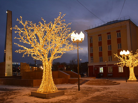 До конца февраля в Красноярске разберут все световые деревья. Фото: мэрия Красноярска