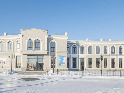 В Минусинске построили второй корпус драматического театра к его 140-летию . Фото: telegram-канал Аркадия Зинова