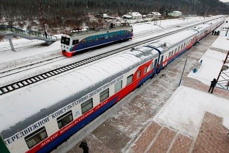 В Красноярском крае с 14 по 27 февраля «Поезд здоровья» проедет по 8 станциям
