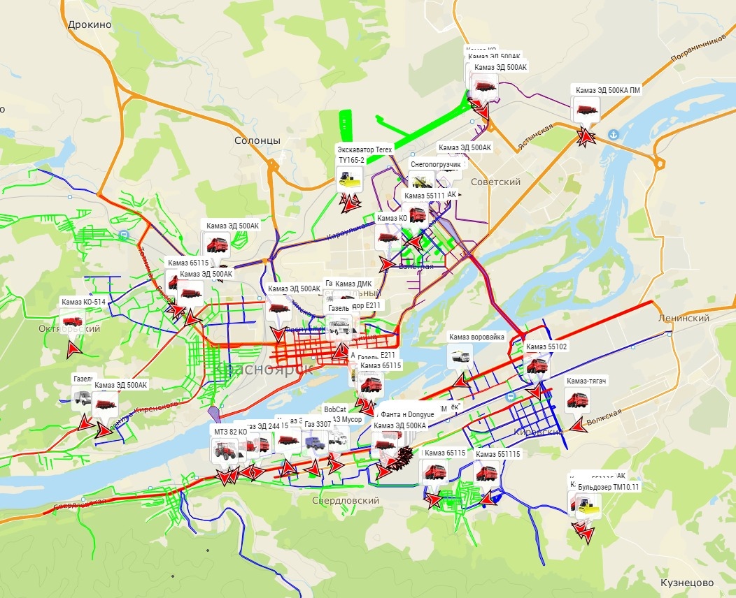 Дорожные камеры красноярск. Красноярск карта города с улицами.