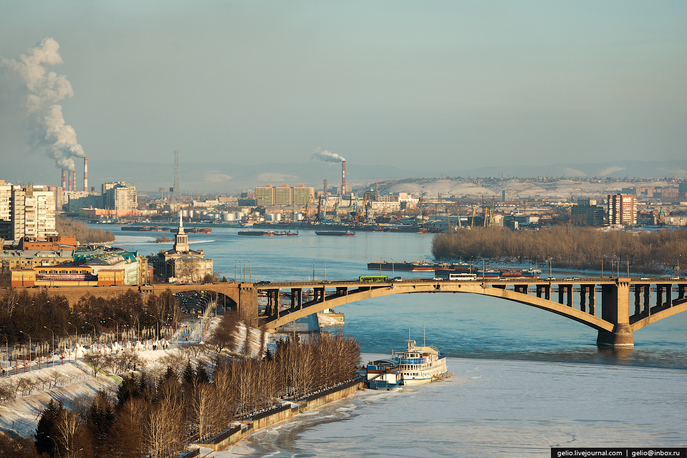 Енисей в красноярске фото