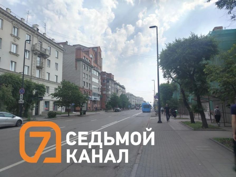 Красноярск заволокло дымом от лесных пожаров