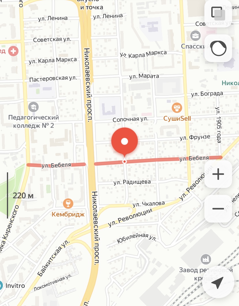 В Красноярске 29 декабря навсегда запретят стоянку и снизят скорость движения по улице Бебеля