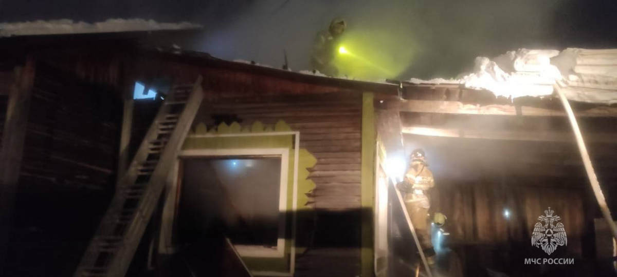 В Лесосибирске из-за пожара погиб мужчина 