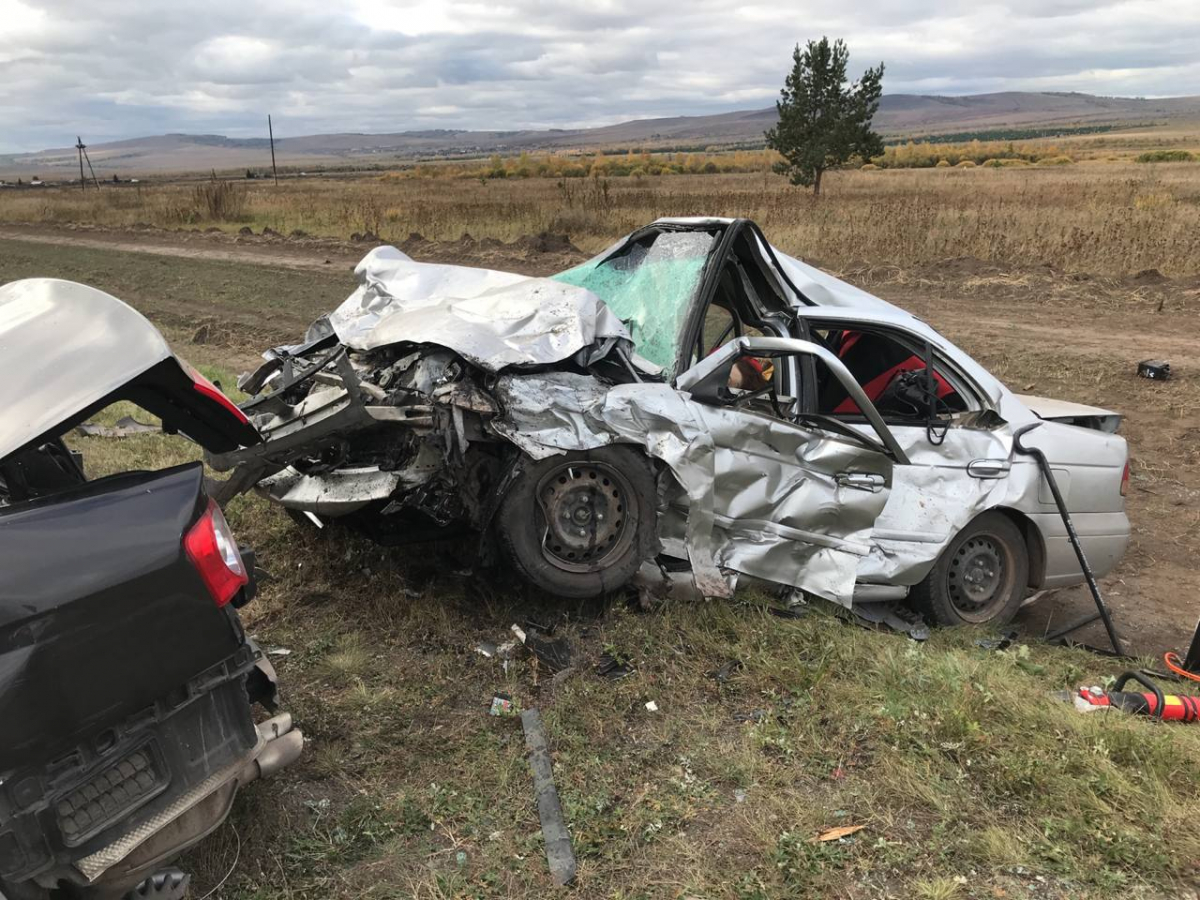 В ДТП на трассе в Минусинском районе погибли три женщины