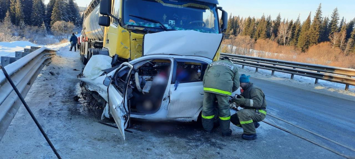 Смертельная автоавария произошла в Красноярском крае