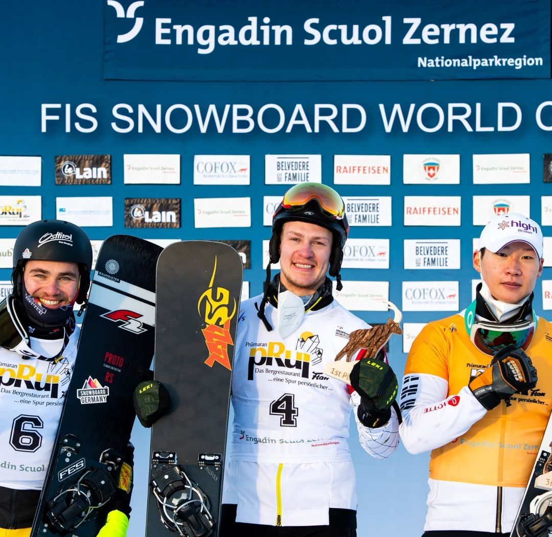 Сноубордист из Красноярского края победил на этапе Кубка мира в Швейцарии