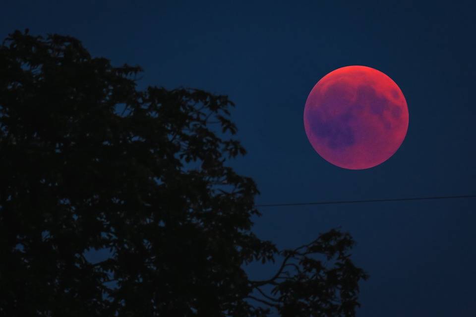 Покажи фото кровавой луны Красноярцы завтра ночью смогут наблюдать лунное затмение и звездопад - Новости К