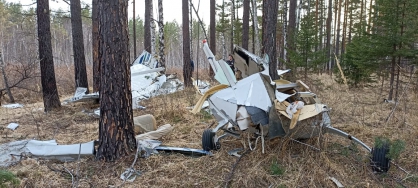 В Следкоме рассказали о возможных причинах крушения самолета в Красноярском крае . Фото: СК