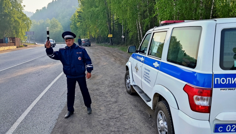 На выходных на дороги Красноярска выйдут дополнительные силы ГИБДД
