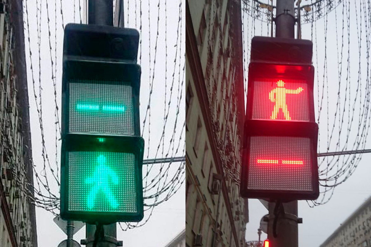 В Красноярске обсуждают появление в Москве квадратных светофоров