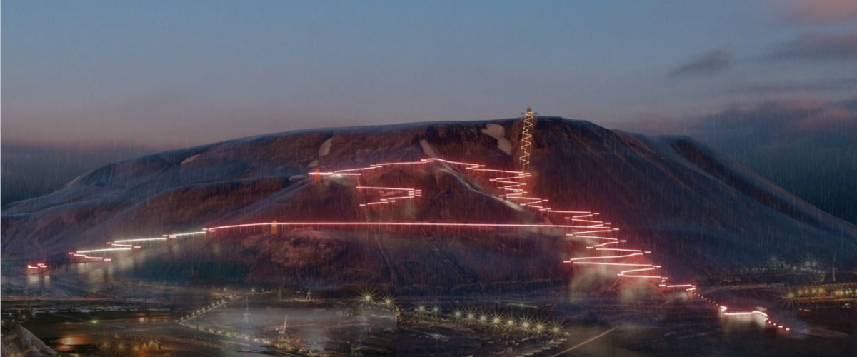 В Норильске построят самую длинную лестницу России протяжённостью 5,6 км