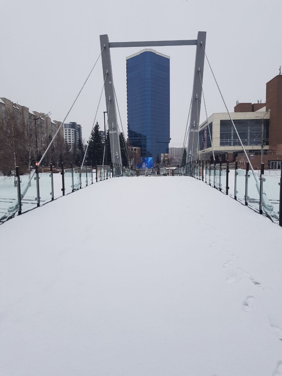 пешеходный мост красноярск