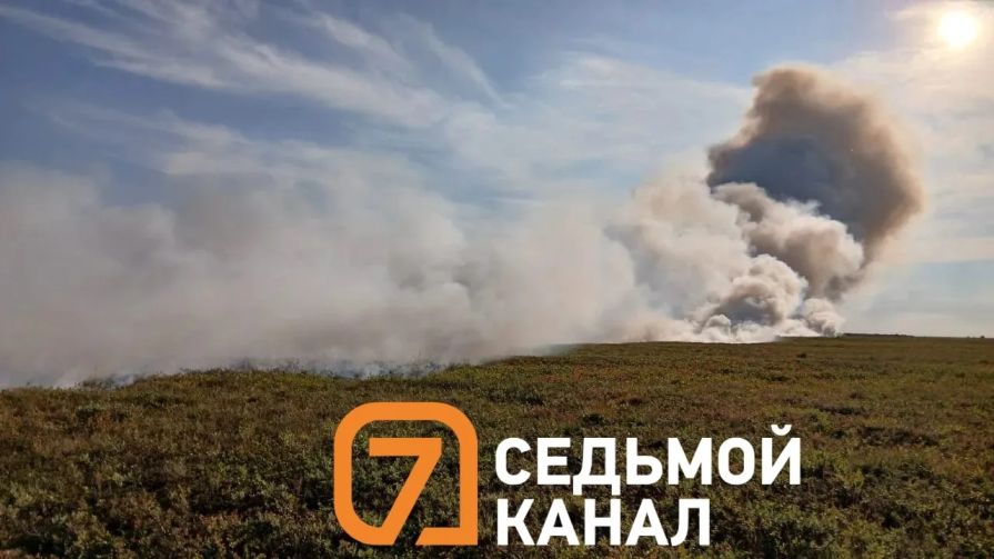 Жители Таймыра жалуются на дым от горящей тундры