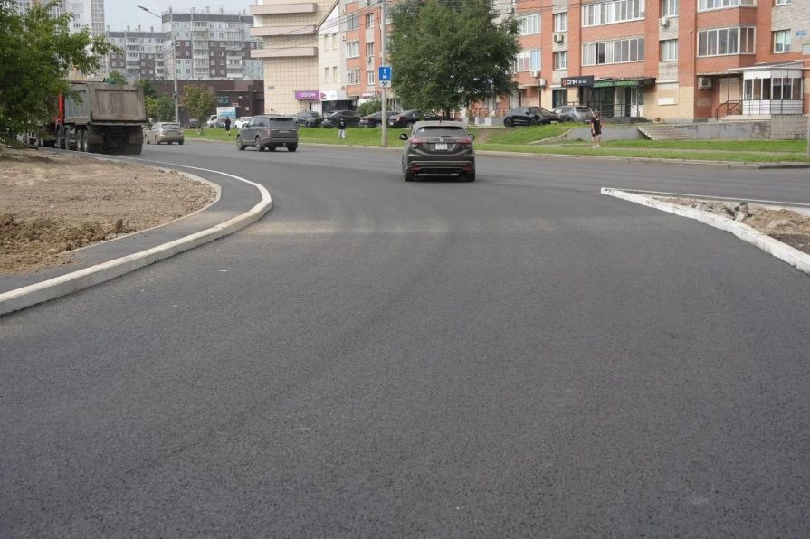 В Красноярске на Авиаторов открылся новый разворотный шлюз