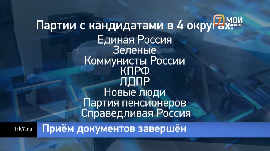 Выборы в Госдуму от Красноярского края — за места в парламенте поборются 36 кандидатов