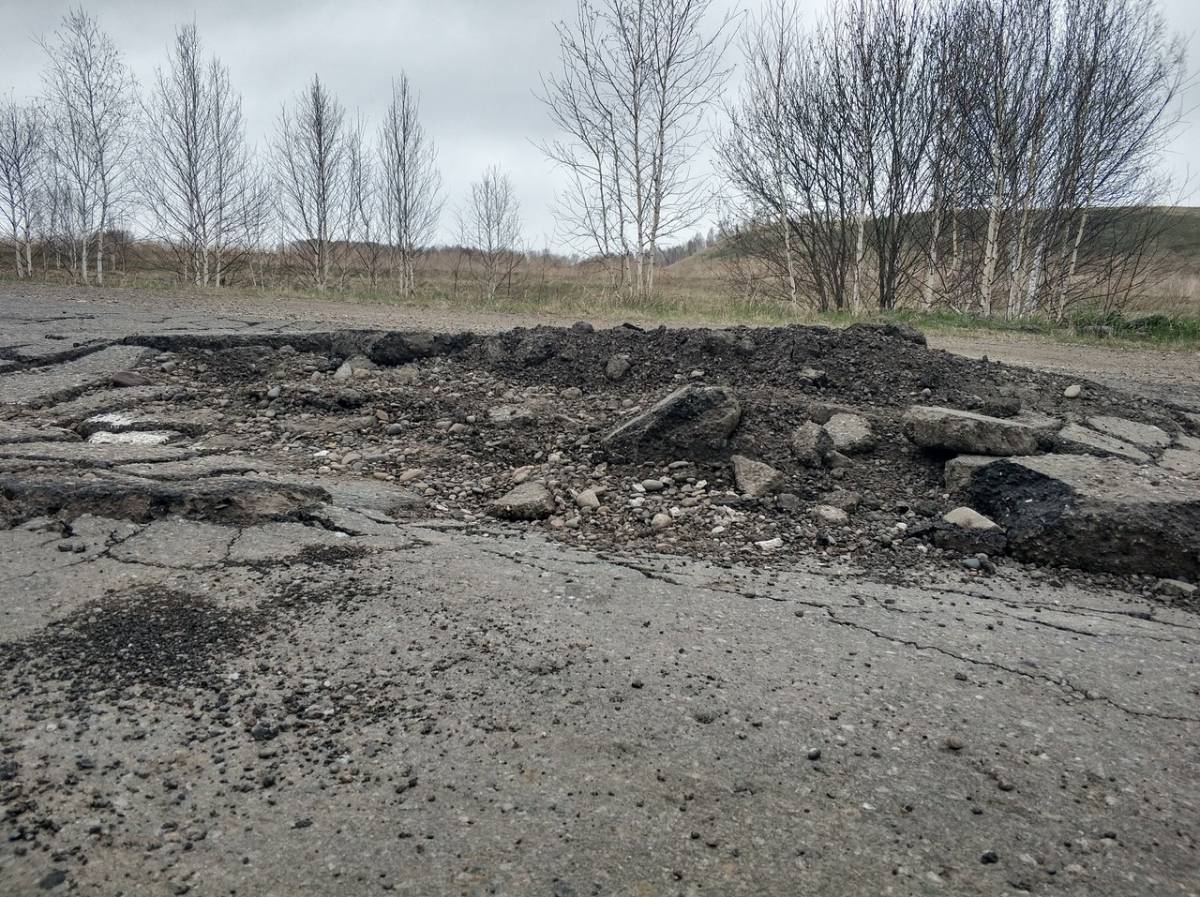 Дороги превратились в кашу