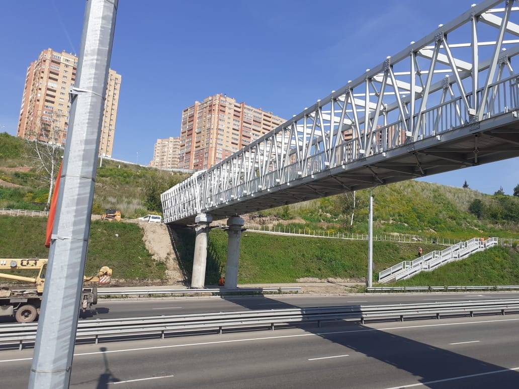 Пешеходный мост виадук Красноярск