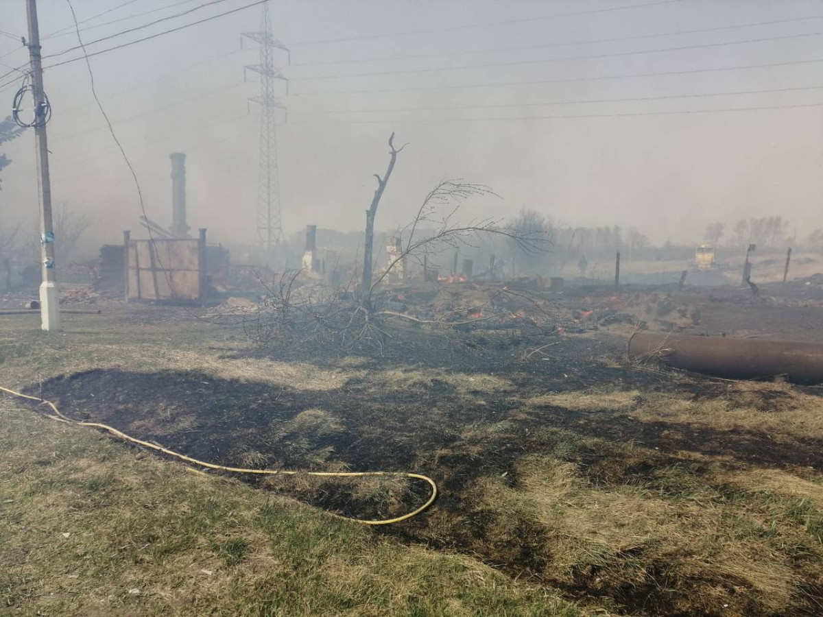 В районах Красноярского края полыхают пожары