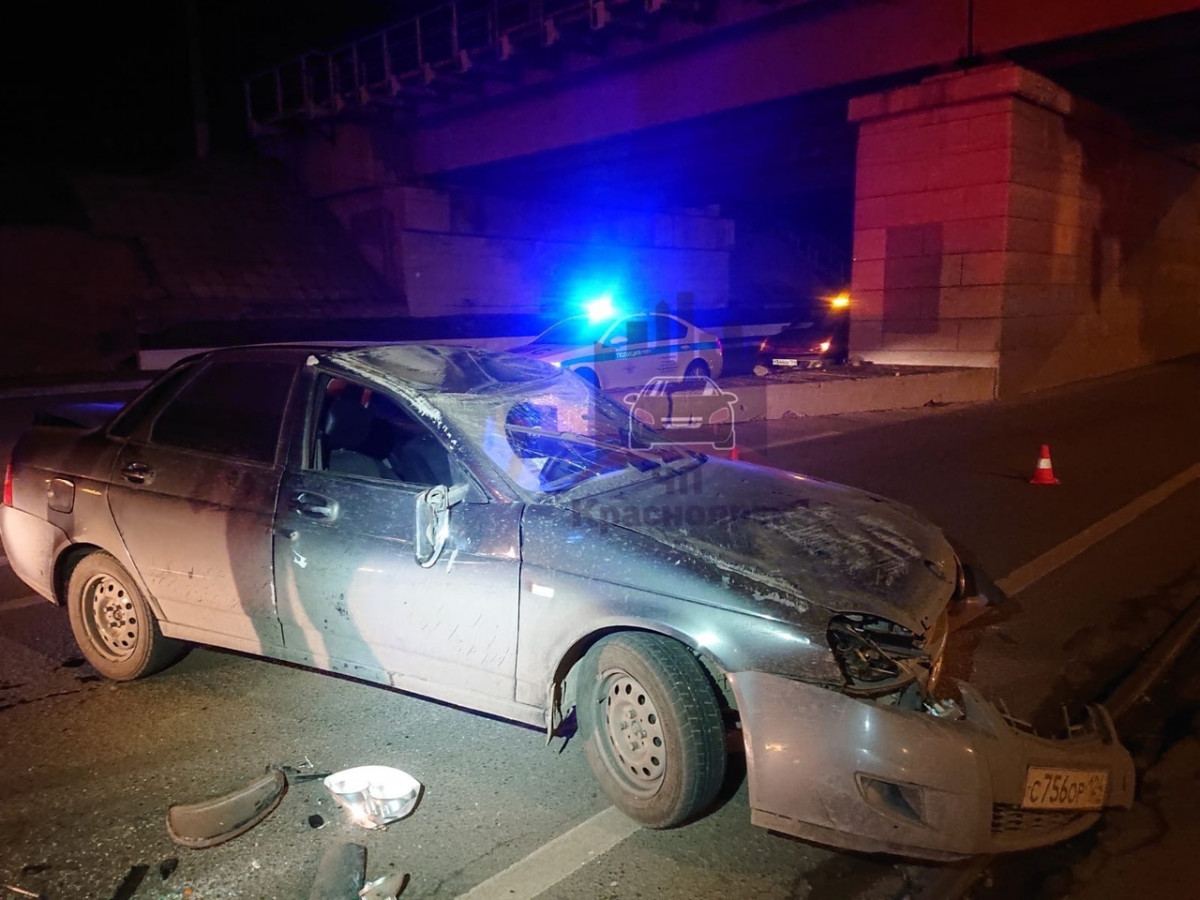 День автомобилиста в Красноярске начался с пьяной аварии