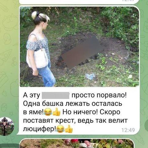 «Ах ты мразь, значит твой ребёнок — следующий»: красноярскую блогерку обвинили в том, что она прикрепляла на надгробия фотографии детей