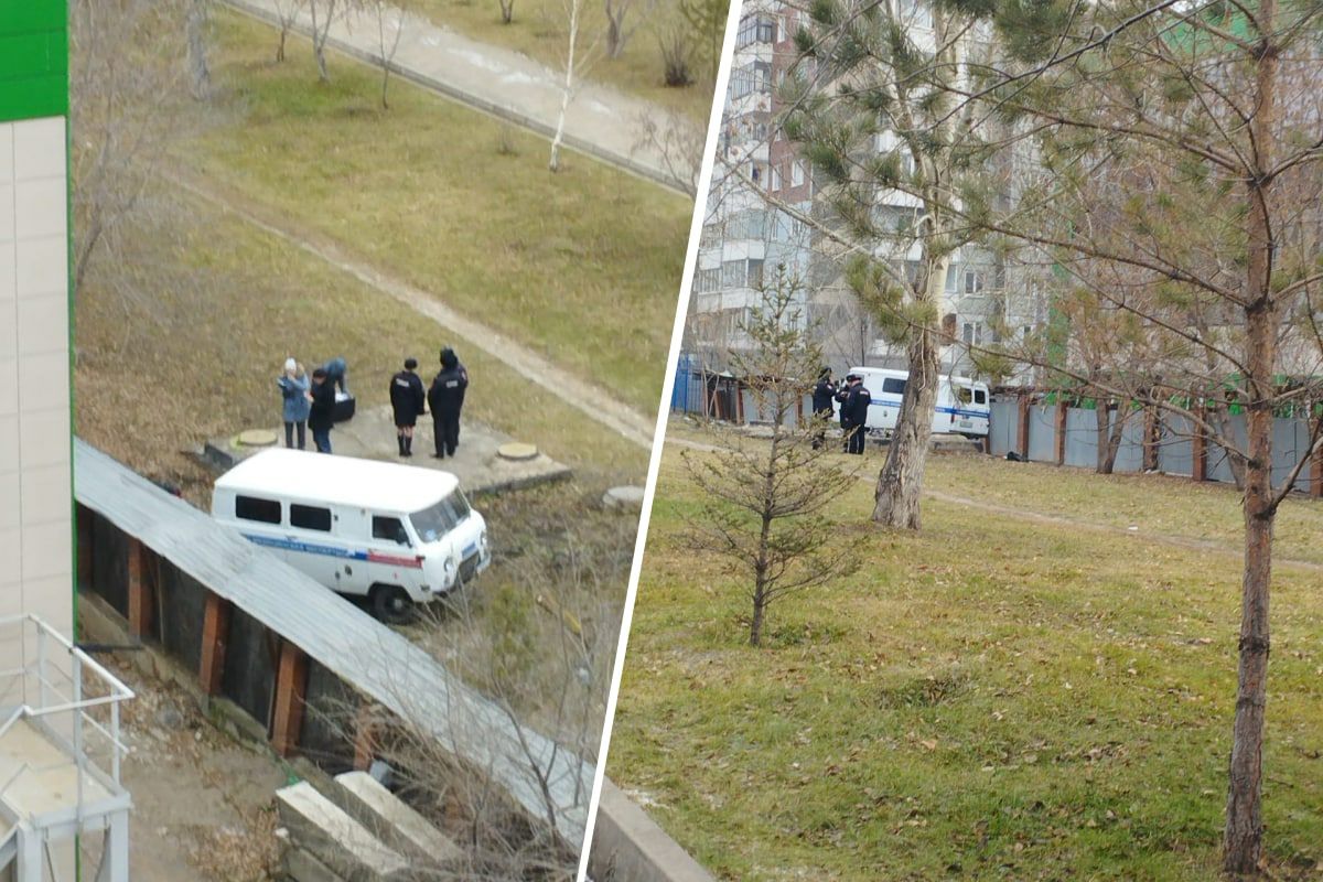 В Советском районе Красноярска во дворе школы №24 нашли тело женщины