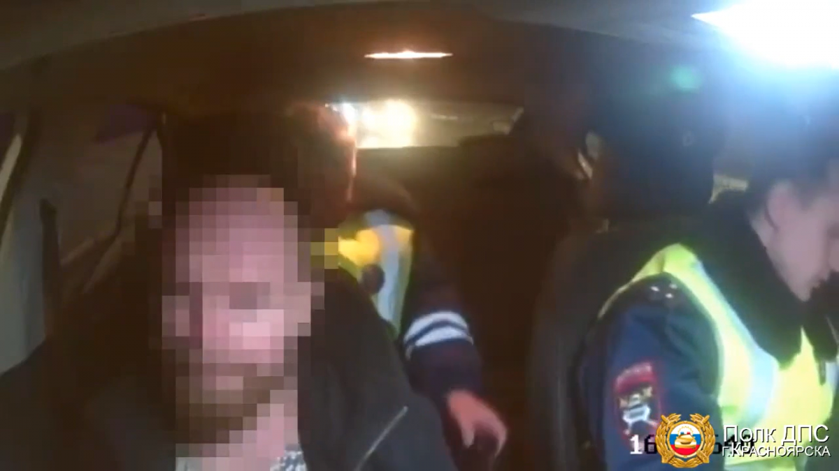 Футбольного болельщика поймали пьяным за рулем в Красноярске  
