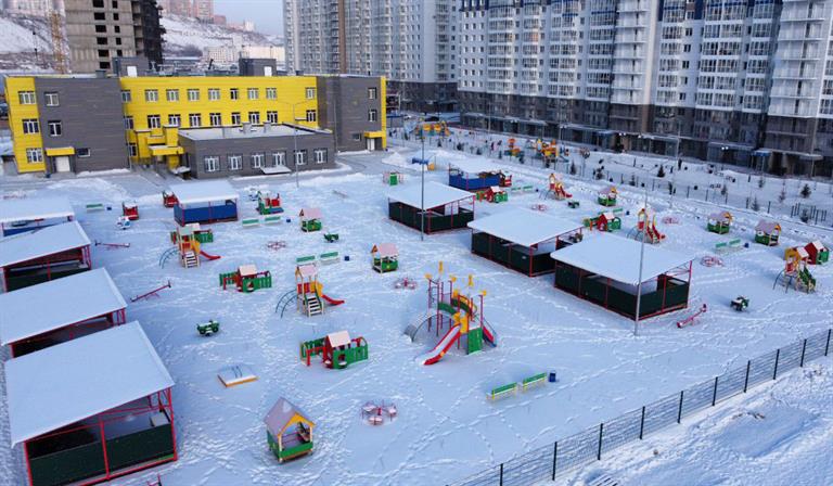 В Красноярске началось комплектование нового детсада в микрорайоне Тихие зори