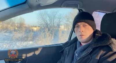 В Рыбинском районе водитель едва не замерз на трассе из-за сломанной печки