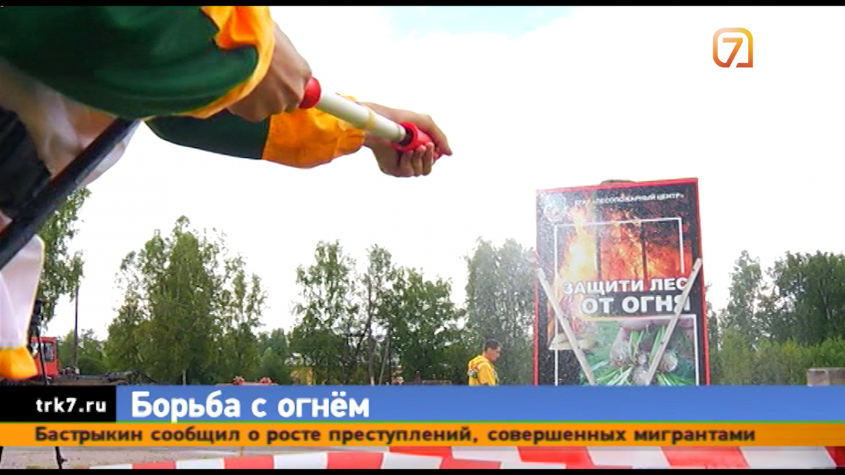 В Красноярском крае прошли соревнования лесных пожарных