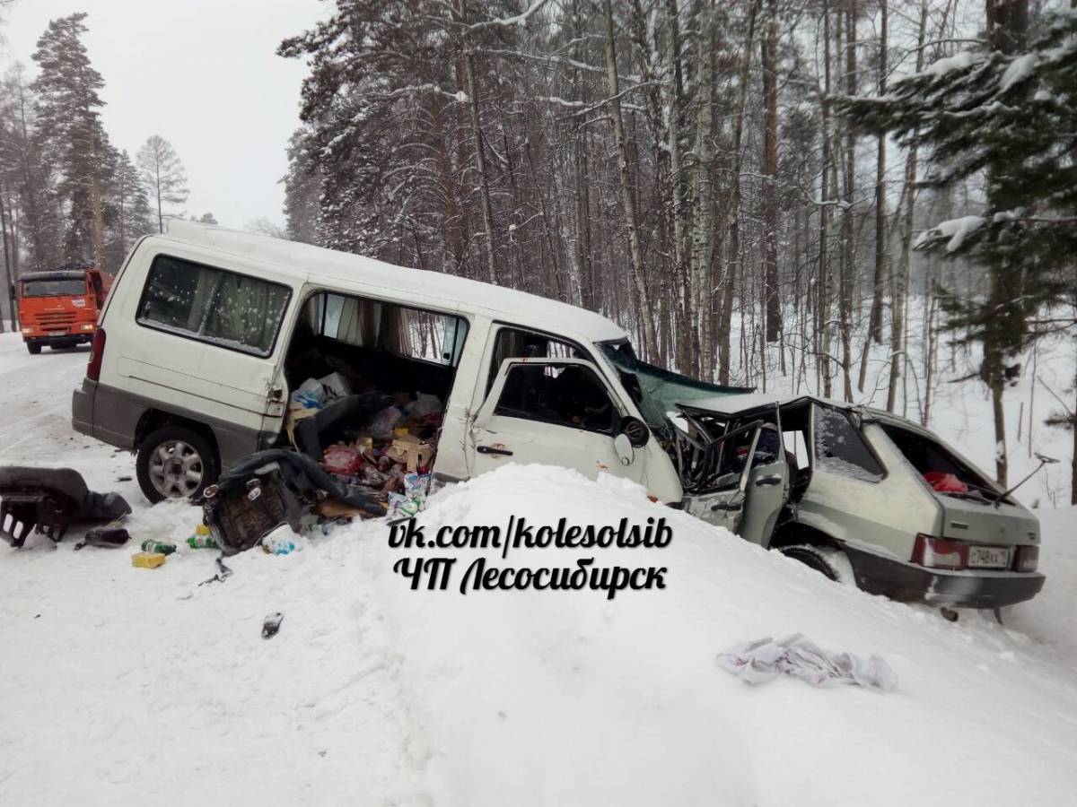 Мать и сын насмерть разбились в аварии под Лесосибирском — Новости  Красноярска на 7 канале