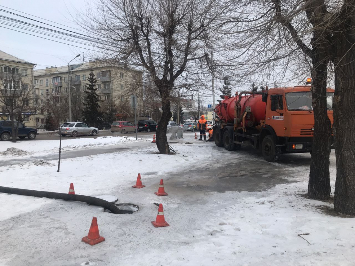 В администрации Красноярска заявили о претензиях к «КрасКому» из-за ремонта теплосетей