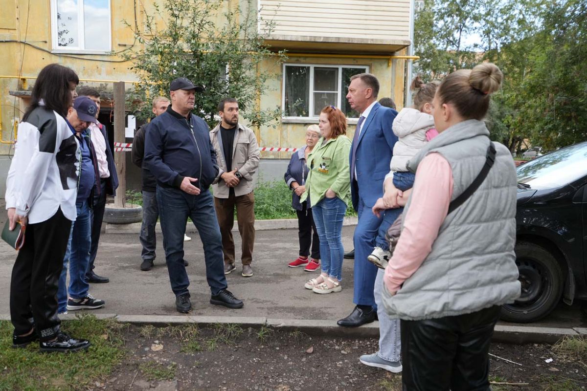 Мэр Красноярска проверил сквер «Сибсталь» перед вторым этапом  благоустройства — Новости Красноярска на 7 канале