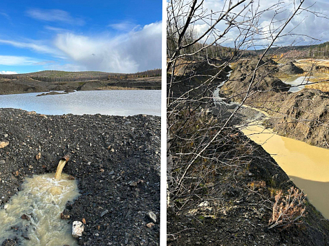  В Северо-Енисейском районе золотодобывающая компания выплатила почти 4 млн рублей за загрязнение реки. Фото: прокуратура Красноярского края