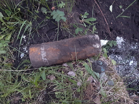 В Красноярском крае дачник нашел боевой снаряд на своем участке. Фото: росгвардия