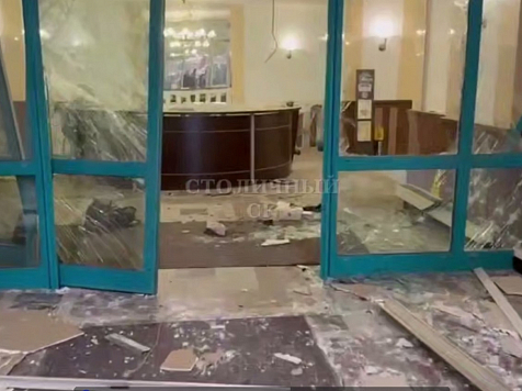 В московском ЖК «Алые паруса» произошел взрыв: погиб один человек. Изображение, видео: t.me/skmoscowgsu