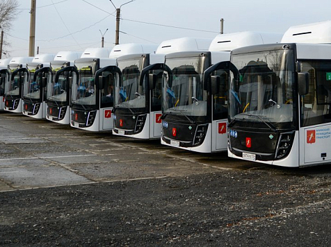 Экологичные автобусы вышли на новый маршрут в Ачинске. Фото: правительство Красноярского края