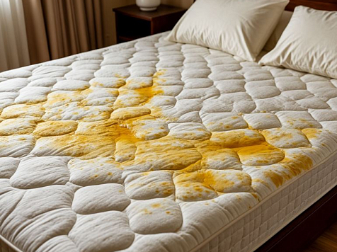 В Норильске больной женщине прислали кровать с грязным матрасом под видом нового за 64 тысячи рублей. Фото: Шедеврум