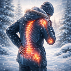 Почему зимой чаще болят спина и суставы