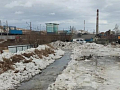 Под Красноярском ручей начал топить жилые дома