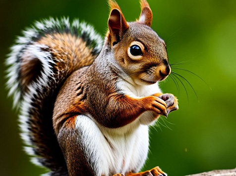 Белки пошли террором: с начала года от милых пушистиков пострадали 18 красноярцев. Фото: Shedevrum