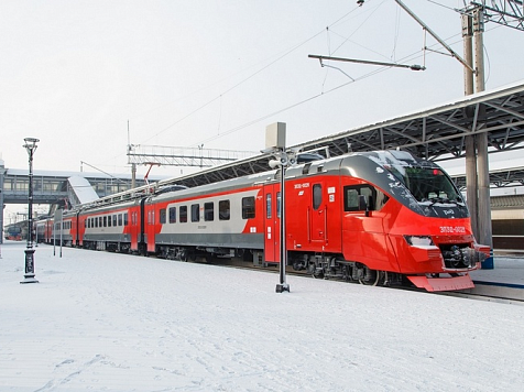 С 17 февраля запустят дополнительный пригородный поезд Красноярск — Ачинск . Фото: КрасЖД