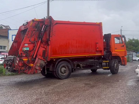 После забастовки водителей прокуратура края начала проверку компаний по вывозу мусора. Фото: 7 канал Красноярск